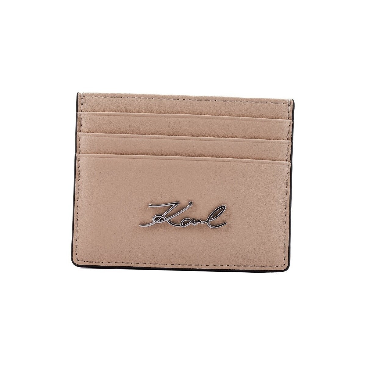 Karl Lagerfeld  SIGNATURE CARDHOLDER  Béžová