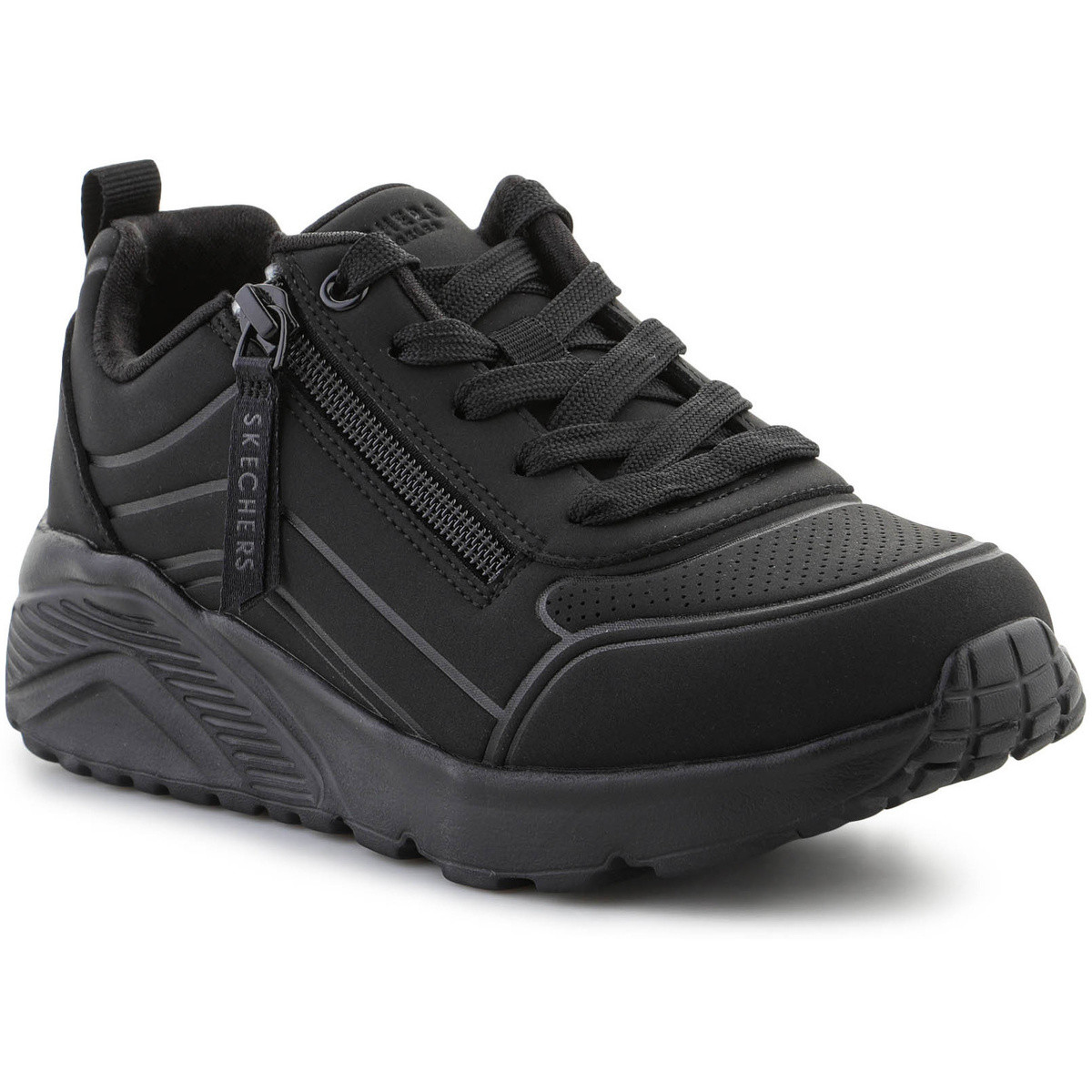 Skechers  Uno Lite Easy Zip 310387L-BBK Black  Černá