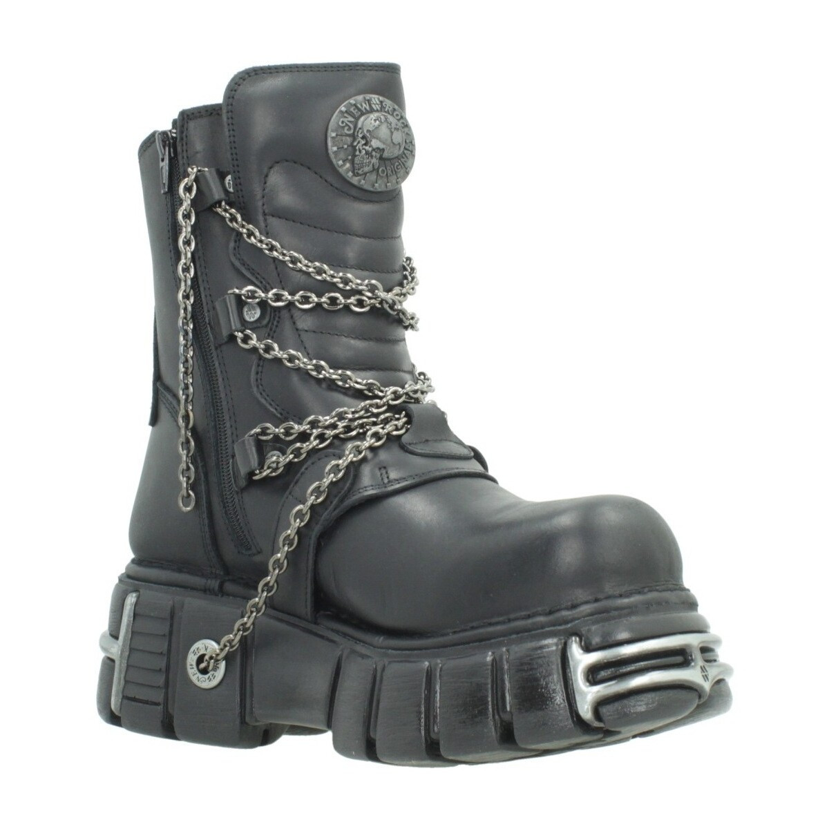 New Rock  BOOT METALLIC M1011 S1  Černá