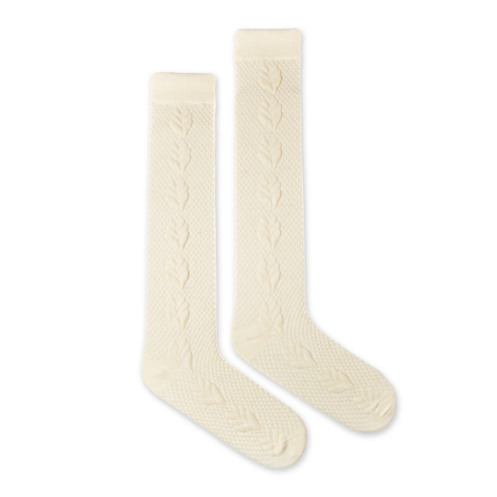 Vlněné podkolenky Vlnáč Pletenec bíle