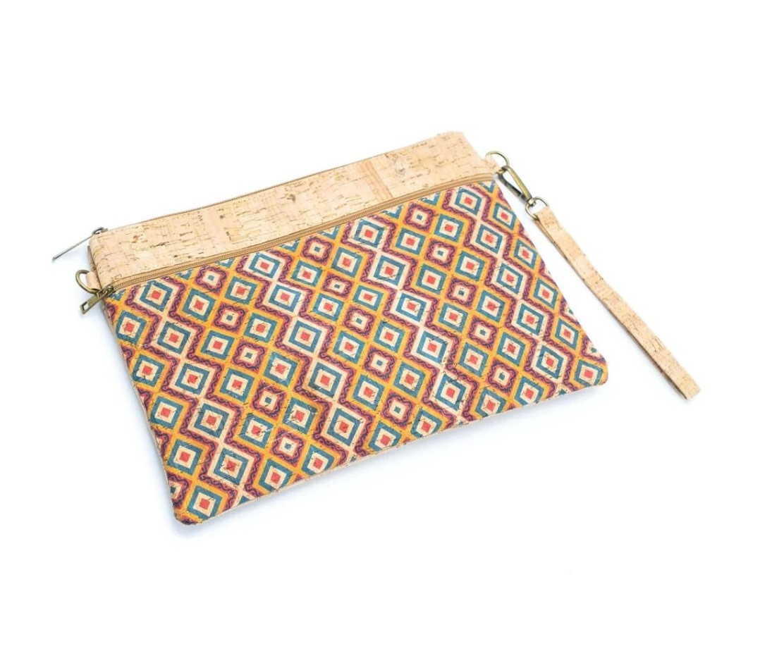 Korkové psaníčko se zipy - Criss Cross