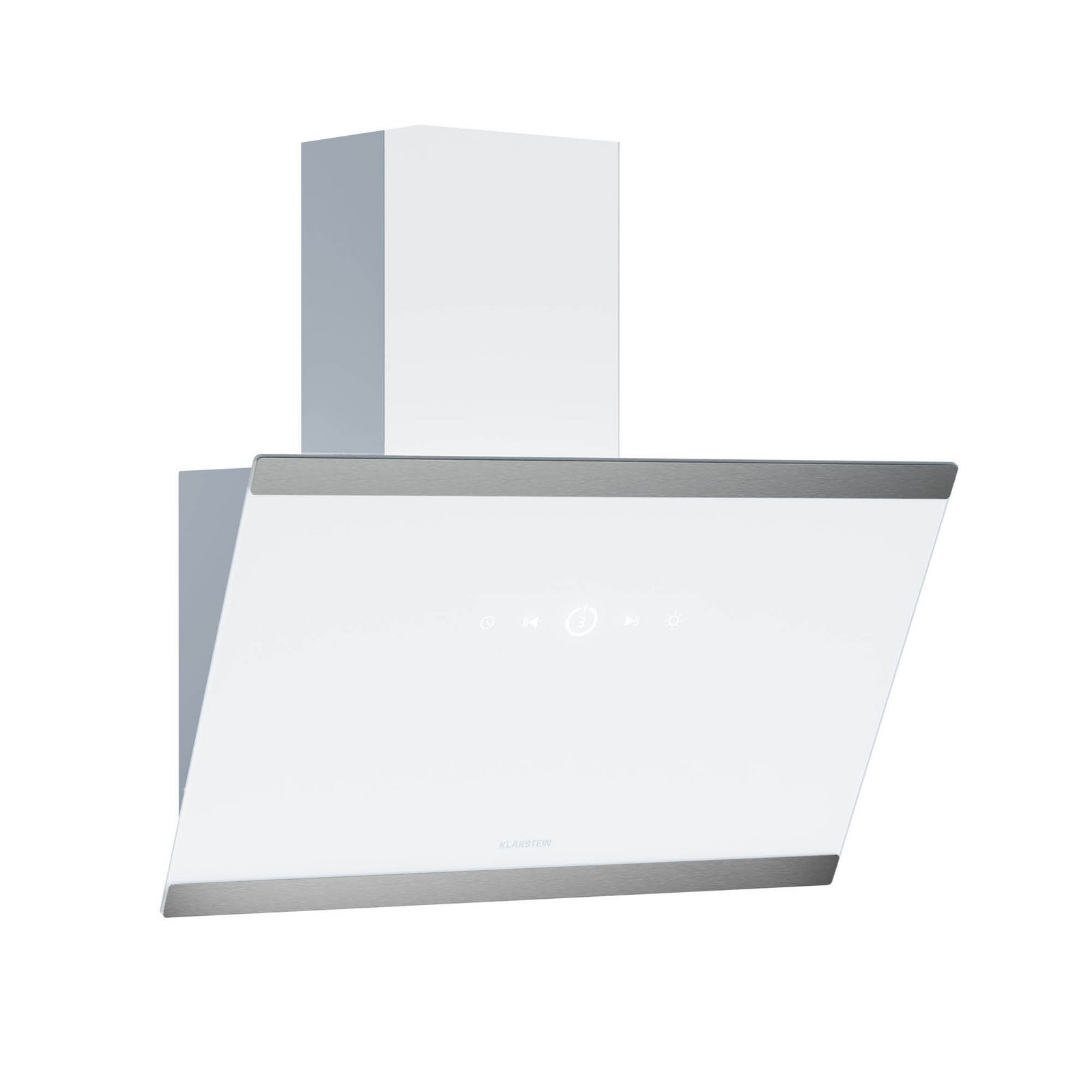 Klarstein FlashLine digestoř | A++ | 524 m3/h | 3 úrovně | dotyková | tichá | LED | odsávání/recirkulace | 100 W