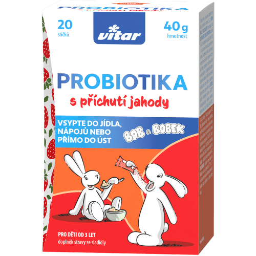 Vitar Probiotika Bob A Bobek S Př.jahody 20x2g
