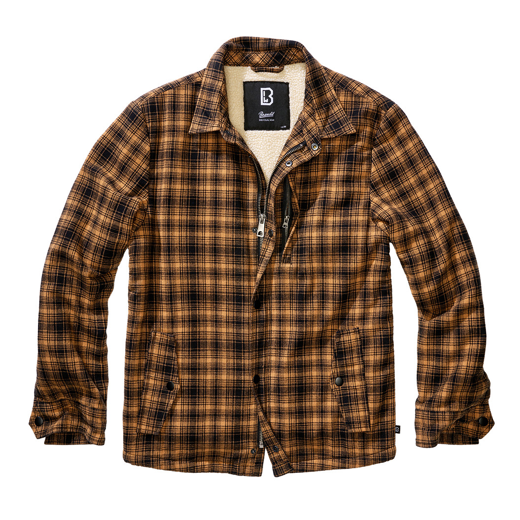 Bunda Brandit Classic Sherpa - coyote-černá, 4XL