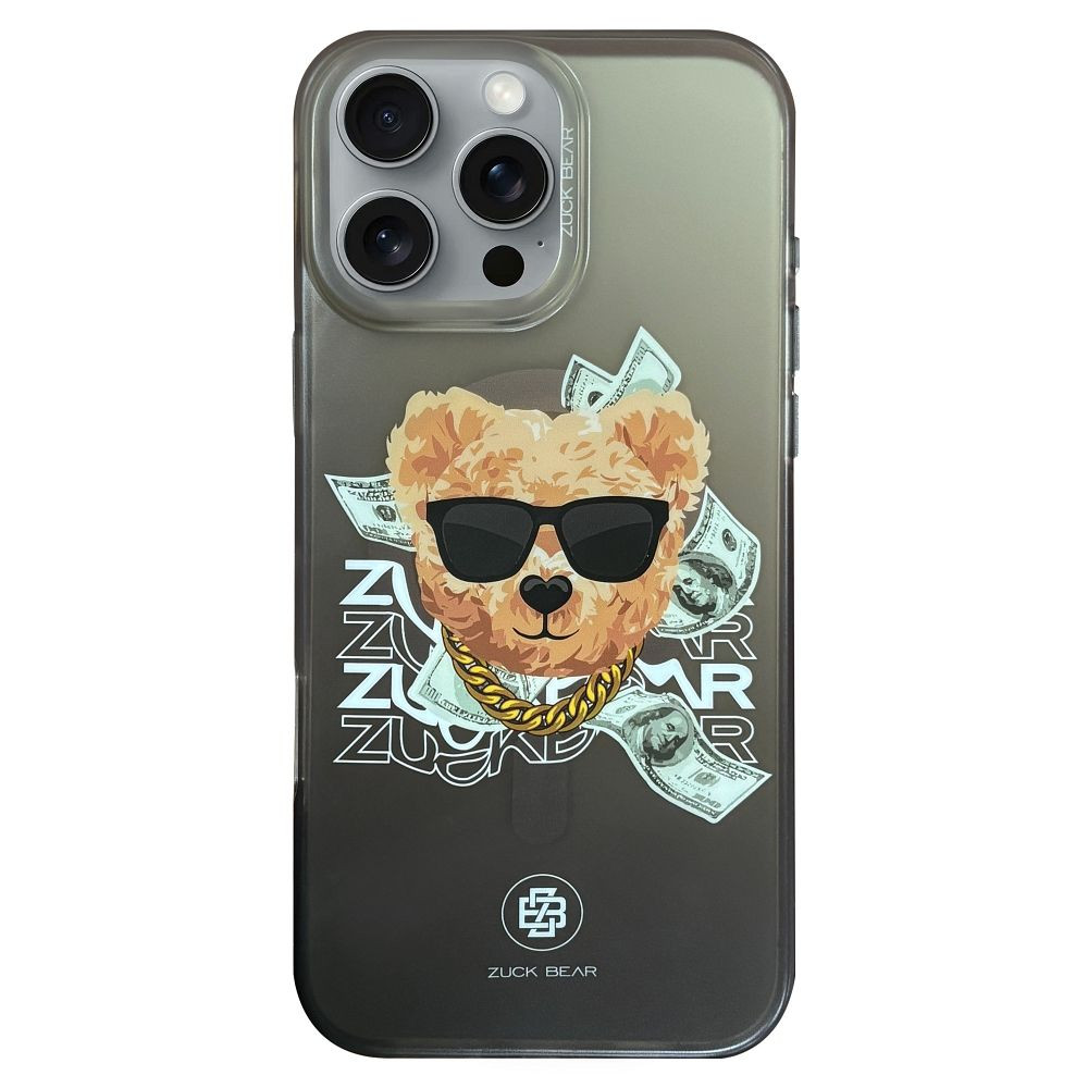 Zadní kryt ZUCK BEAR case HAROLD MAG kompatibilní s MagSafe pro Apple iPhone 16 Pro Max, black