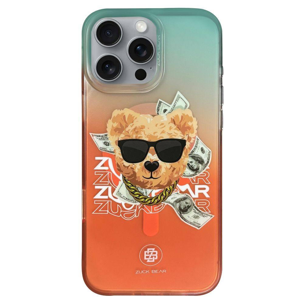 Zadní kryt ZUCK BEAR case HAROLD MAG kompatibilní s MagSafe pro Apple iPhone 16 Pro Max, orange