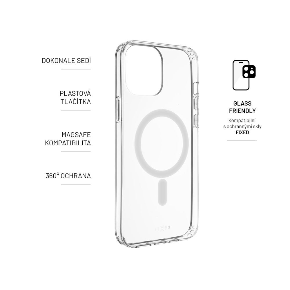 Zadní kryt FIXED MagPure s podporou Magsafe pro Google Pixel 10 5G/10 Pro 5G, čirá