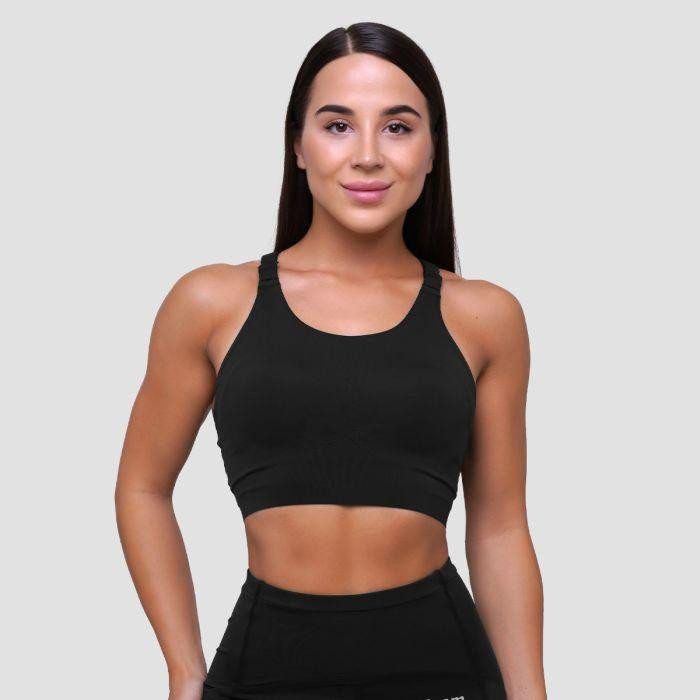 GymBeam Pulse Running Sports Bra Black