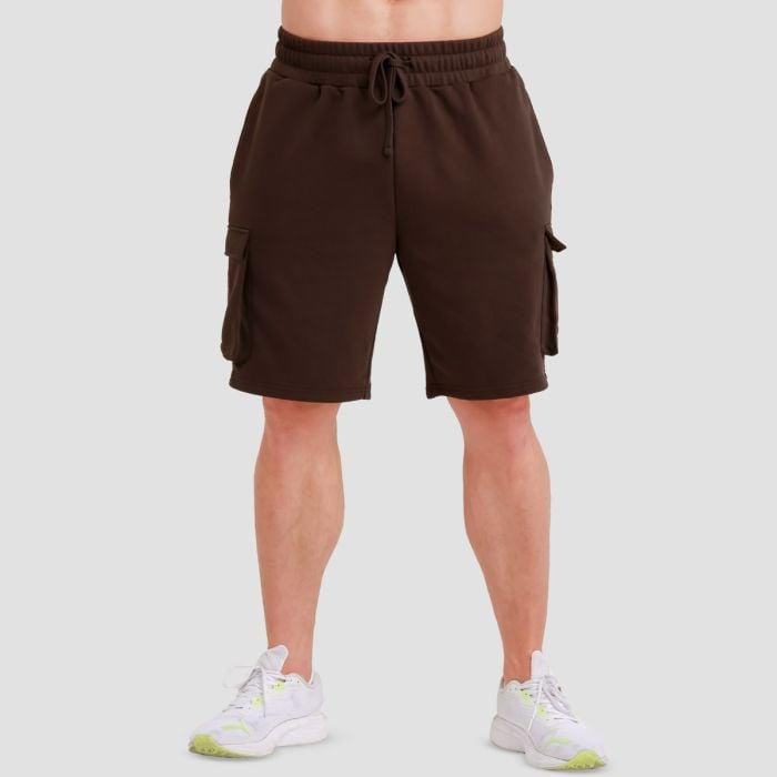 GymBeam Utility Shorts Brown