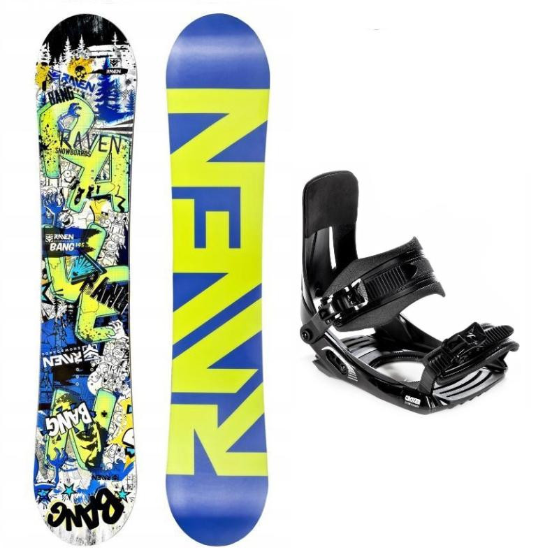 Raven Bang junior mini dětský snowboard + Croxer MP180 vázání