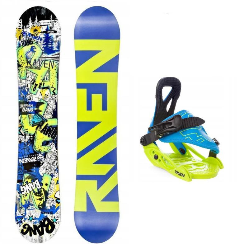 Raven Bang junior mini dětský snowboard + Raven s160 dětské vázání