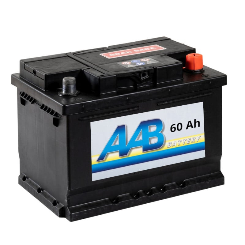 Autobaterie AAB 60Ah, 12V, 540A (nízká)