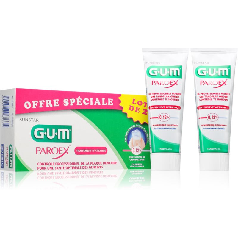 G.U.M Paroex Toothpaste zubní pasta 75 ml 2 ks