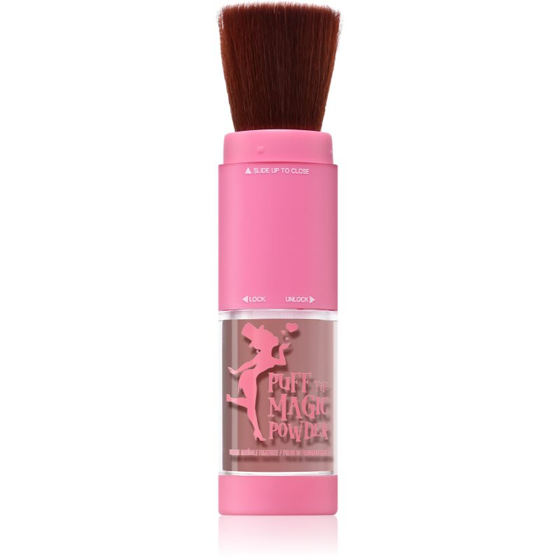 Rude Cosmetics Puff The Magic Powder Watermelon fixační pudr odstín Tender Rose 6.5 g