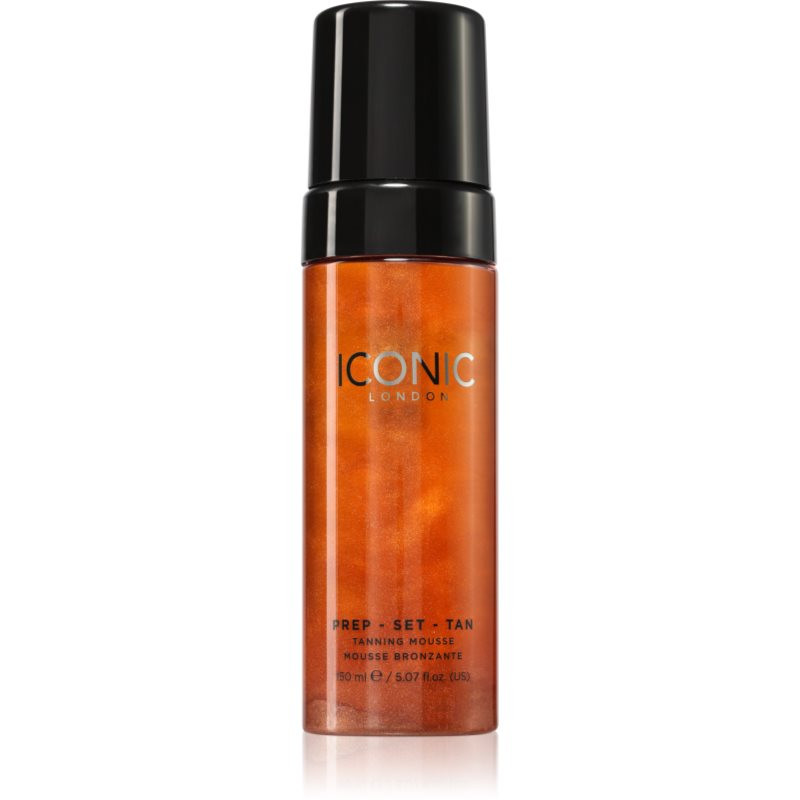 ICONIC London Prep Set Tan Mousse samoopalovací pěna odstín Glow 150 ml