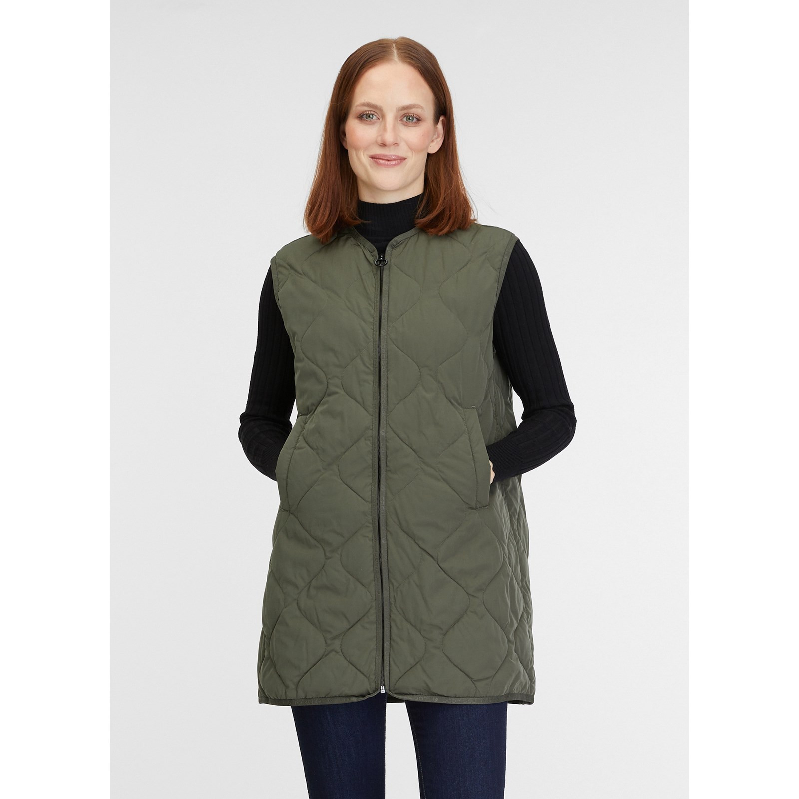 vesta RAGWEAR - Giuseppa Vest Dark Olive (5010)