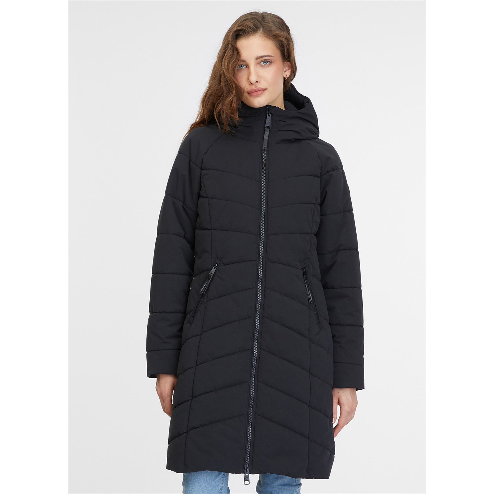 kabát RAGWEAR - Dizzie Coat Black (1010)