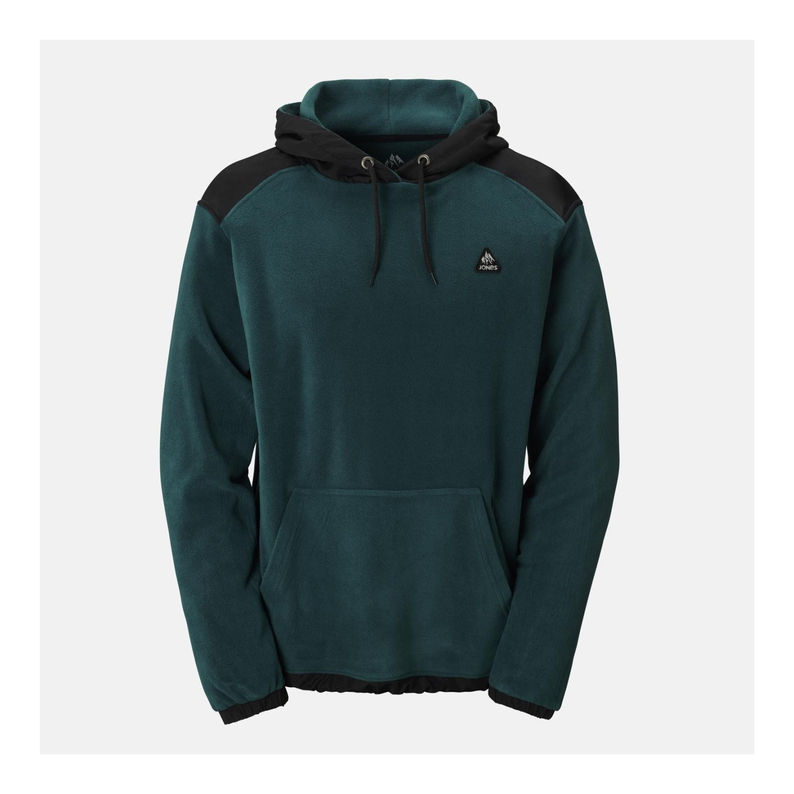 mikina JONES - Rec Fleece Hoodie Pacific Teal (BLUE)