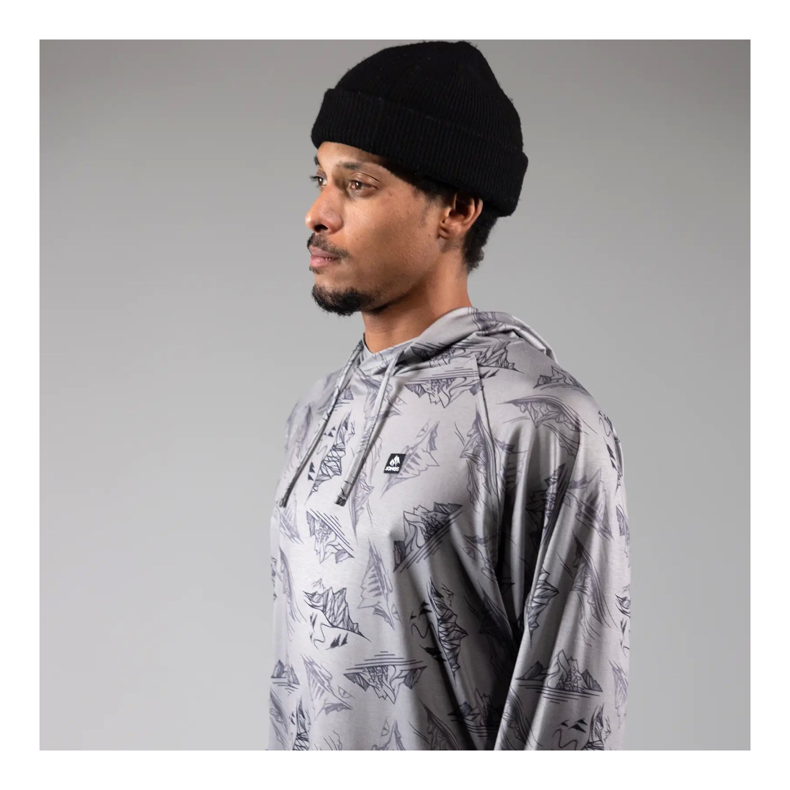 mikina JONES - Rec Shasta Rama Hoodie Smoke Gray (GRAY)