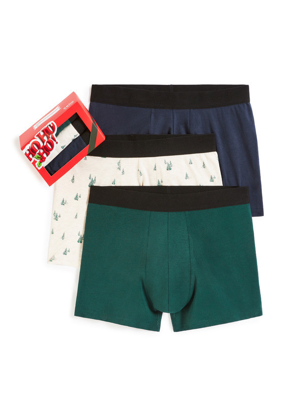 Celio Boxerky 3 ks Zelená