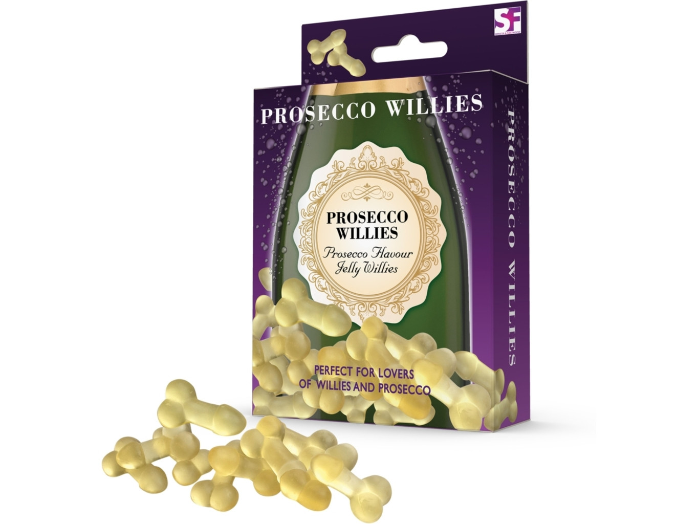 Prosecco Willies -  gumové bonbony ve tvaru penisu