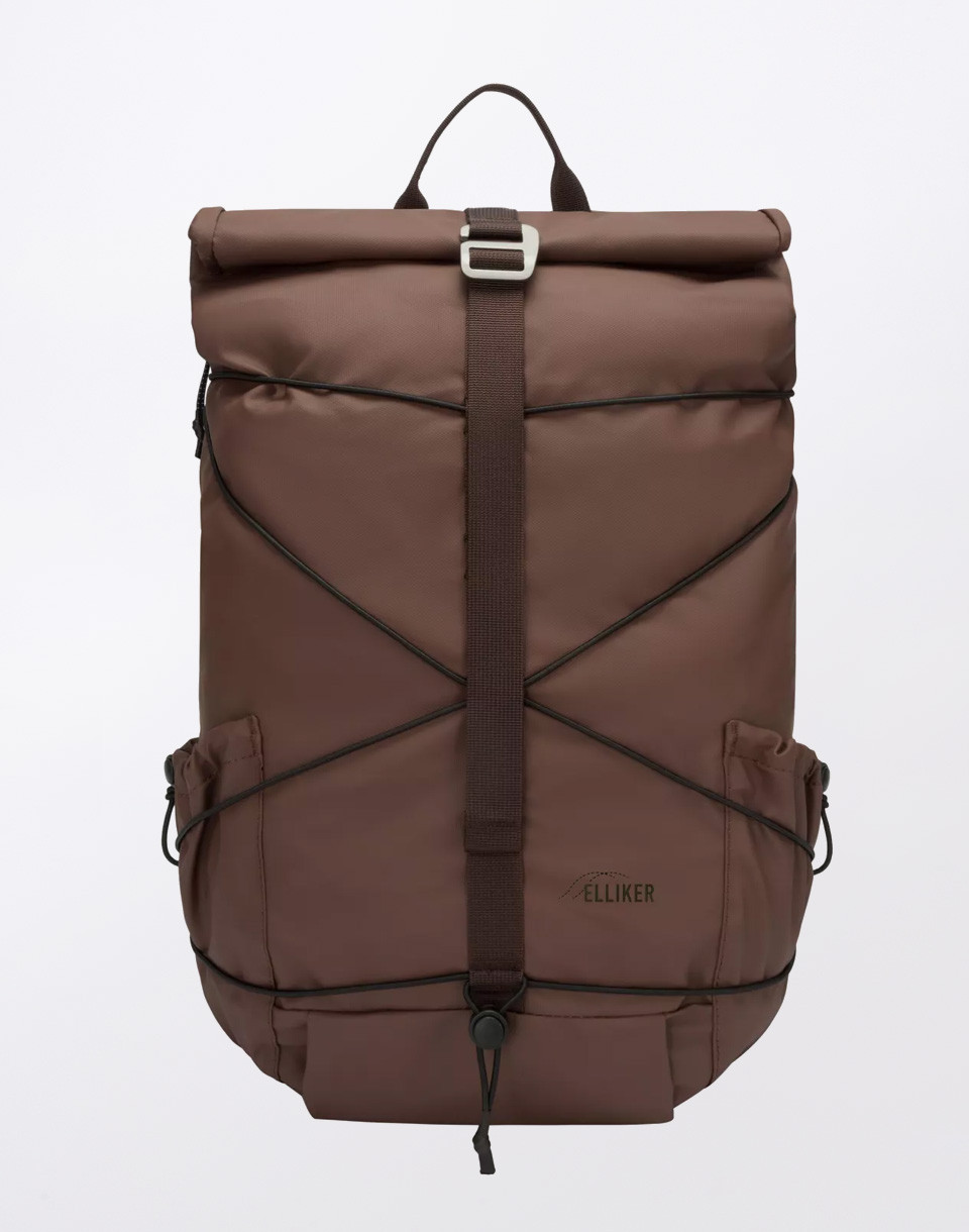 Elliker Dayle Roll Top Backpack 21/25L BROWN