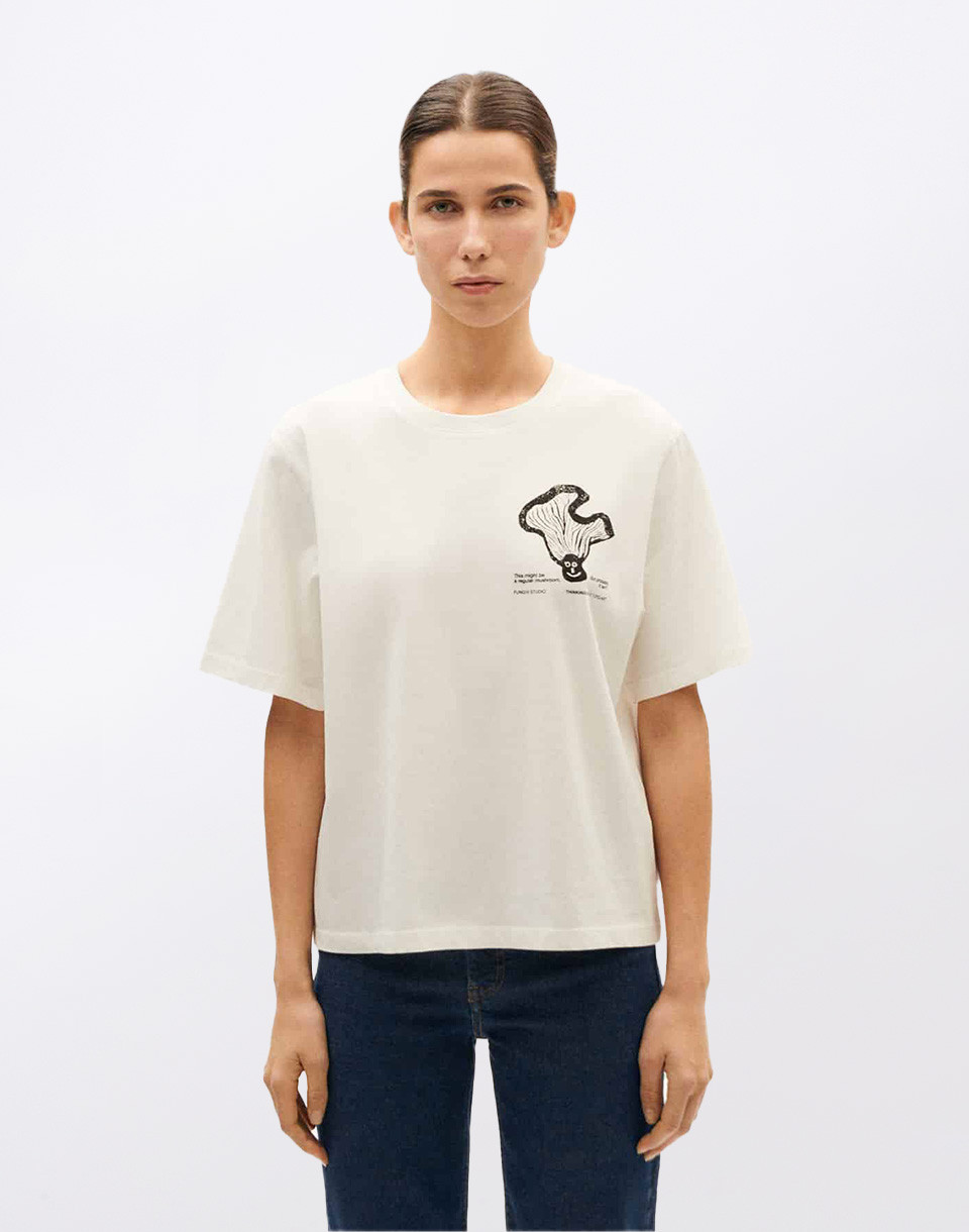 Thinking MU Funghi Lucia T-Shirt WHITE XS