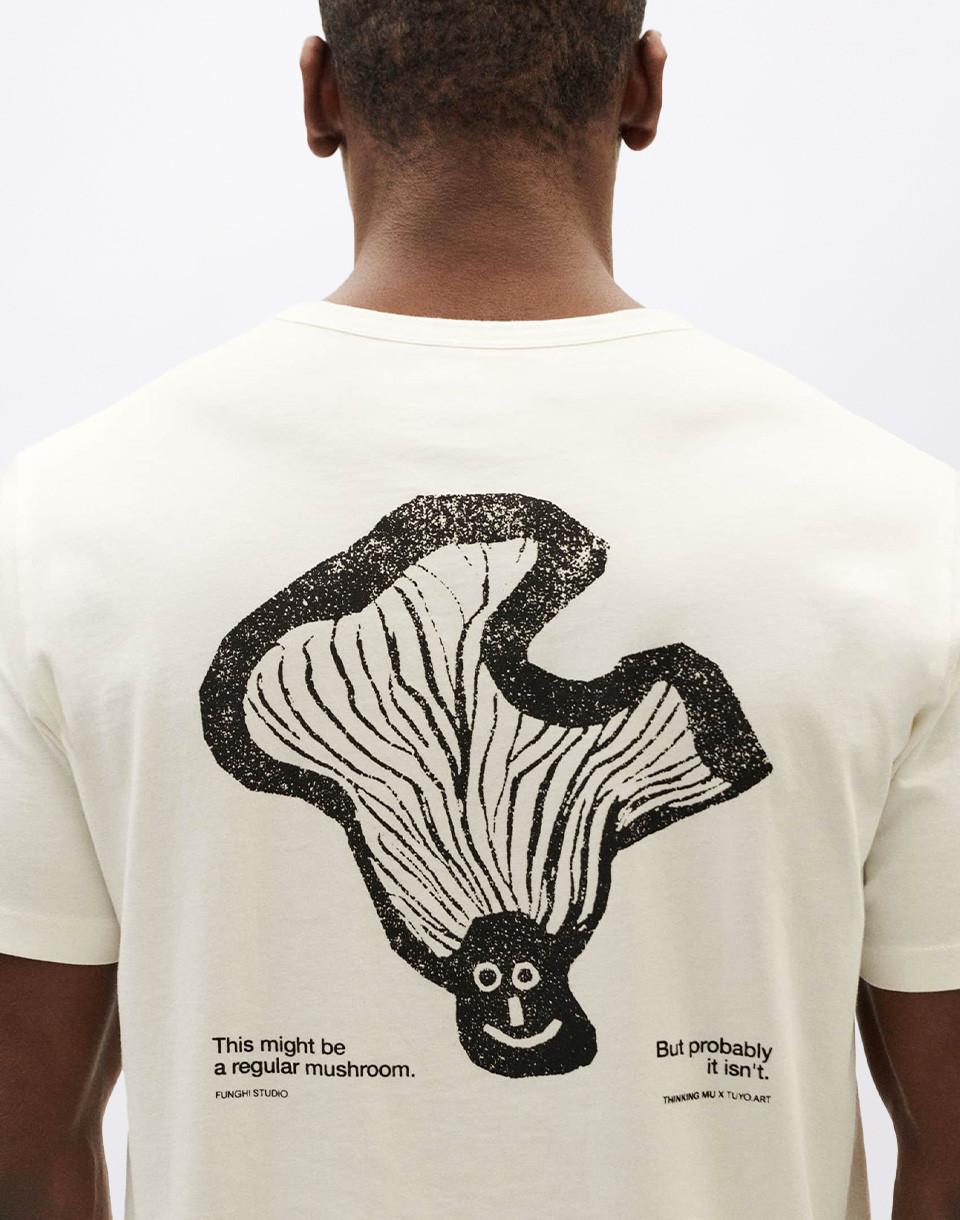 Thinking MU Funghi T-Shirt WHITE S