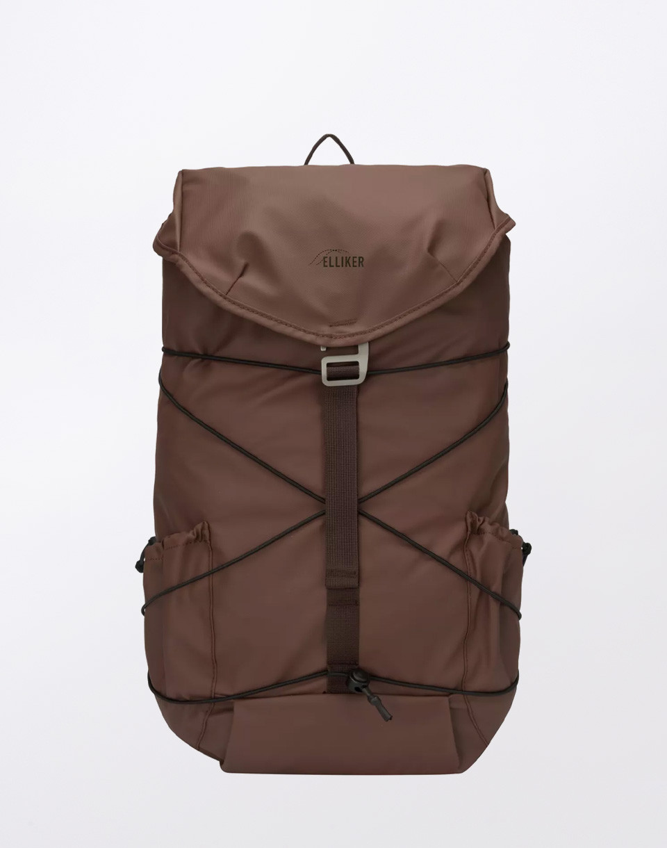 Elliker Wharfe Flap Over Backpack 22L BROWN