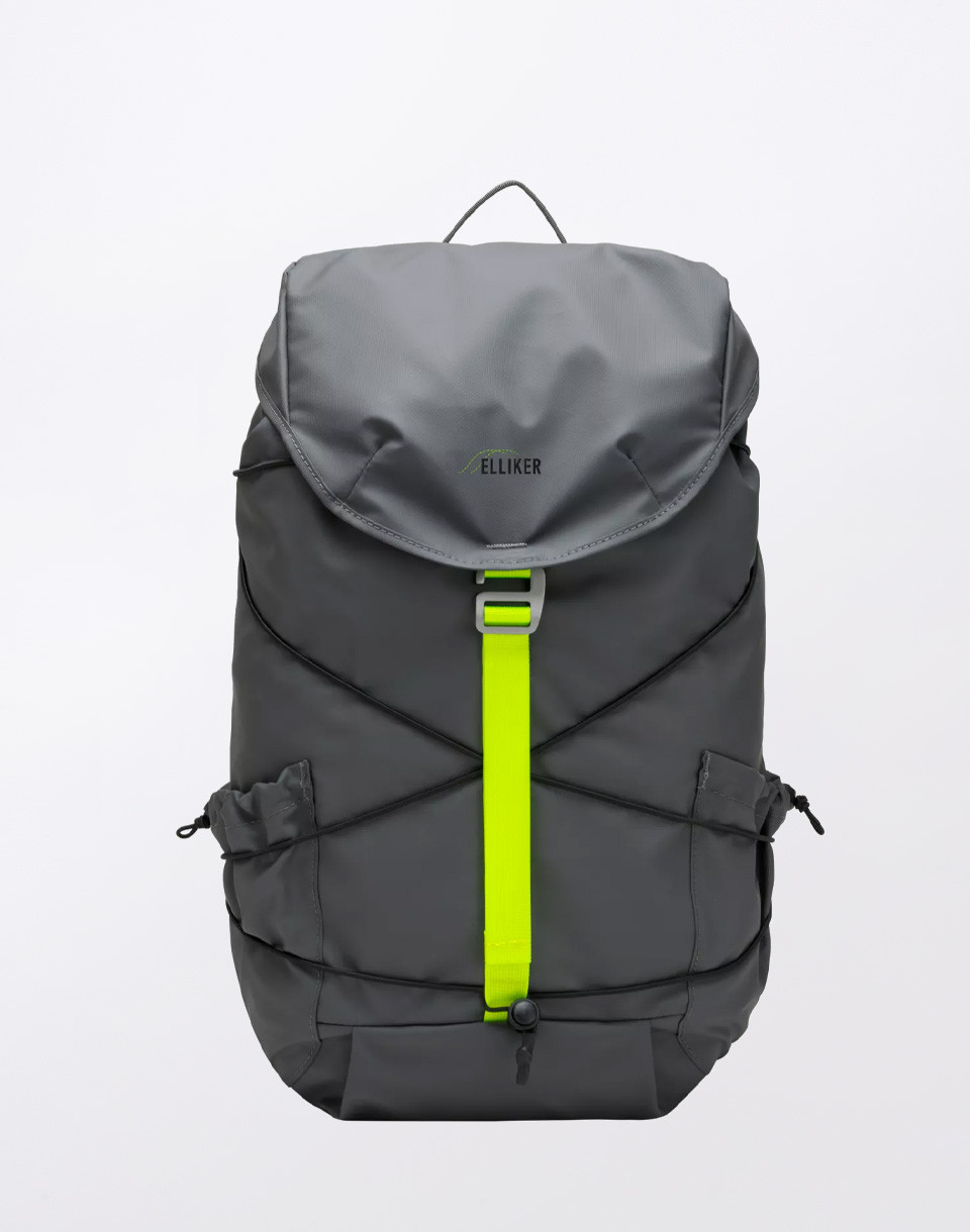 Elliker Wharfe Flap Over Backpack 22L GREYNEON