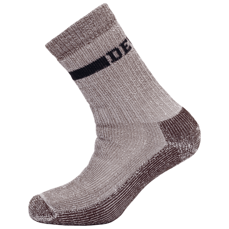 Dámské ponožky Devold Outdoor Merino Heavy Sock Wmn Velikost ponožek: 38-40 / Barva: hnědá