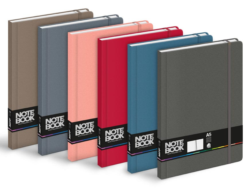 MFP 7501609 Blok s gumkou A5 linka, 100 listů, mix2