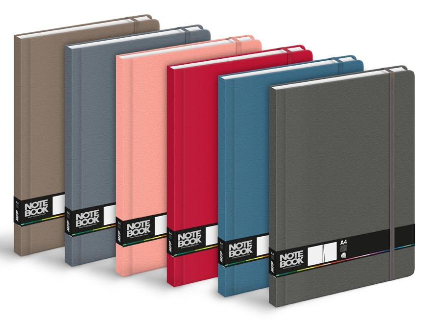 MFP 7501610 Blok s gumkou A4 linka, 100 listů, mix2