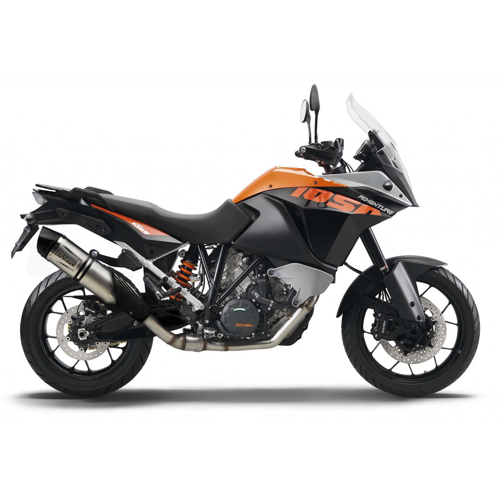 LeoVince LV One Evo Slip-on KTM 1050 ADVENTURE (15-16), 1190 ADVENTURE/R (13-16), 1290 SUPER ADVENTURE (15-16)