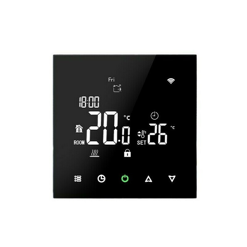 Termostat prostorový Elektrobock PT740B-EI WIFI černý