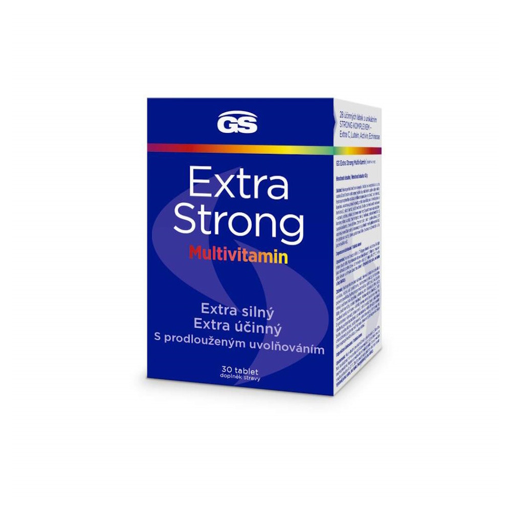 GS Extra strong multivitamin 30 tablet, poškozený obal