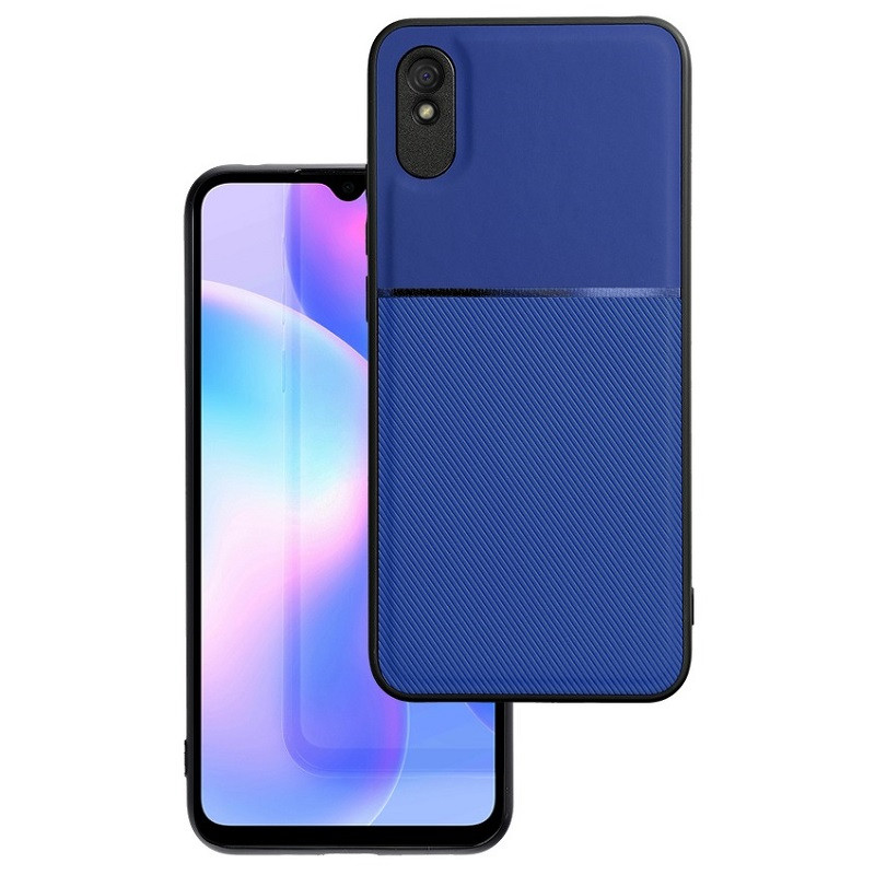 Pouzdro silikon Xiaomi Redmi 14C Noble s podložkou pro magnet držák modré