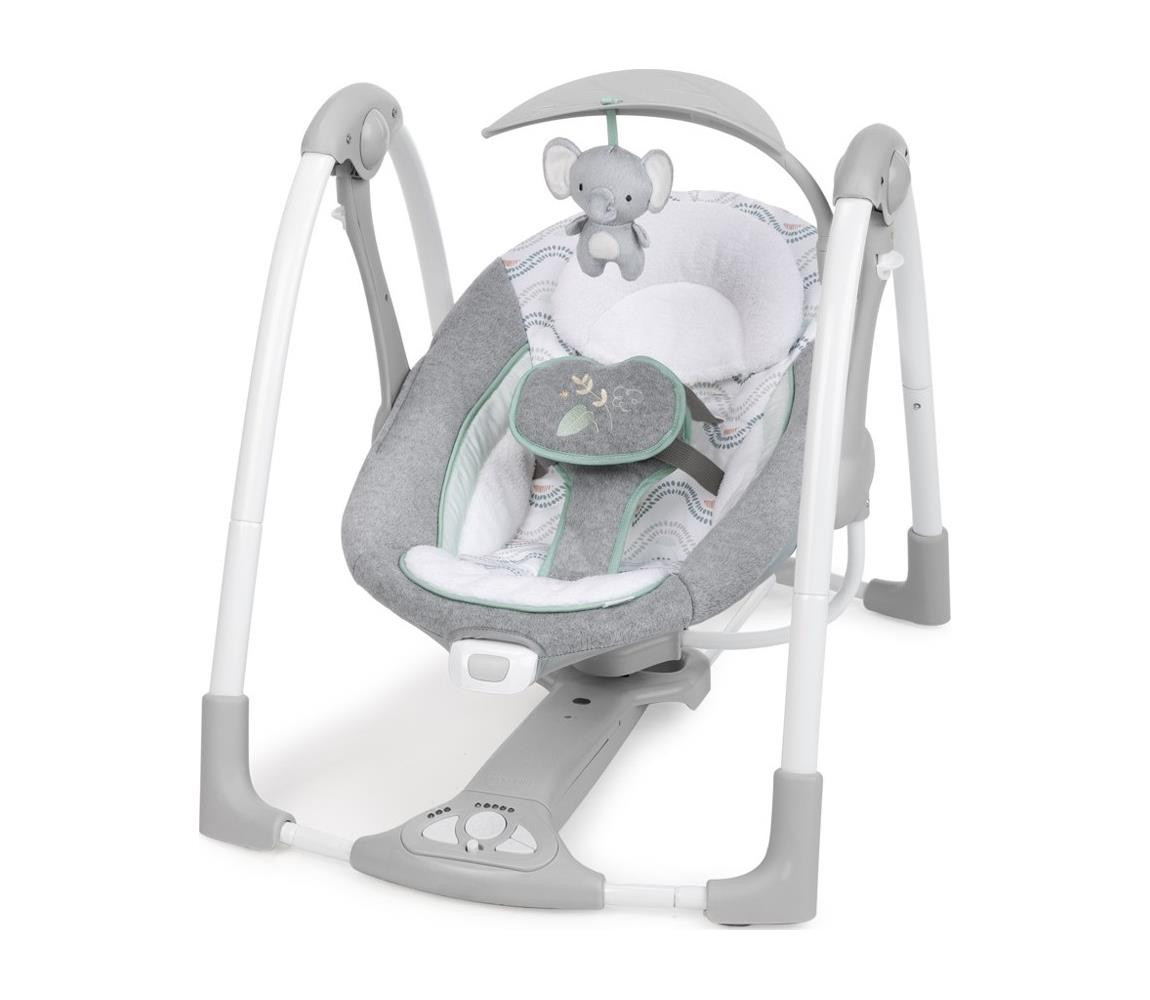 Ingenuity Ingenuity - Dětská vibrující houpačka s melodií 2v1 SWELL