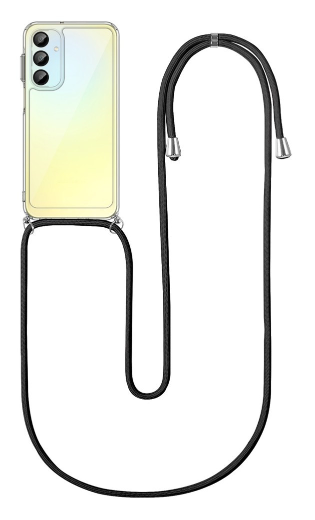 Kryt TopQ Samsung A16 s černou šňůrkou průhledný 132643