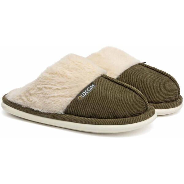 Oldcom HUGGY Dětské bačkory, khaki, velikost