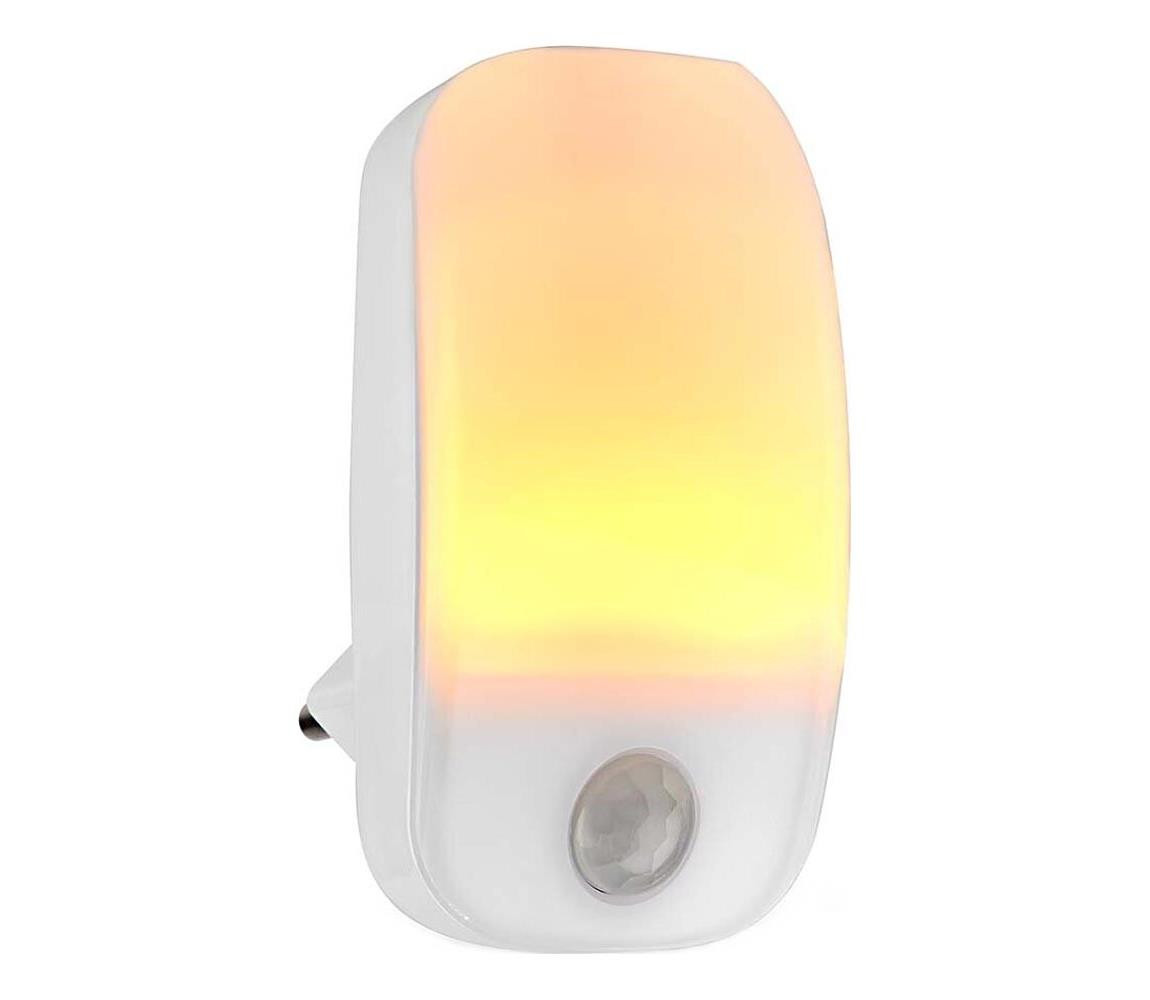 LNLW10WT - LED Orientační svítidlo se senzorem do zásuvky LED/0,55W/230V