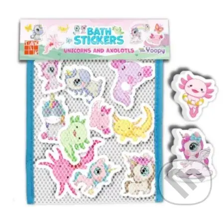 Jednorožce a axolotly - Nálepky do vane - Taktik