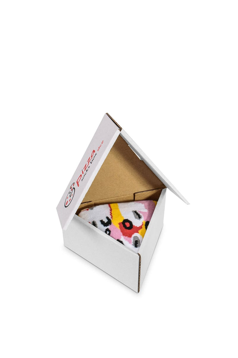 ZOOKSY/RAINBOW SOCKS Duhové ponožky 1 pár Capricciosa moře ponožek na pizzu