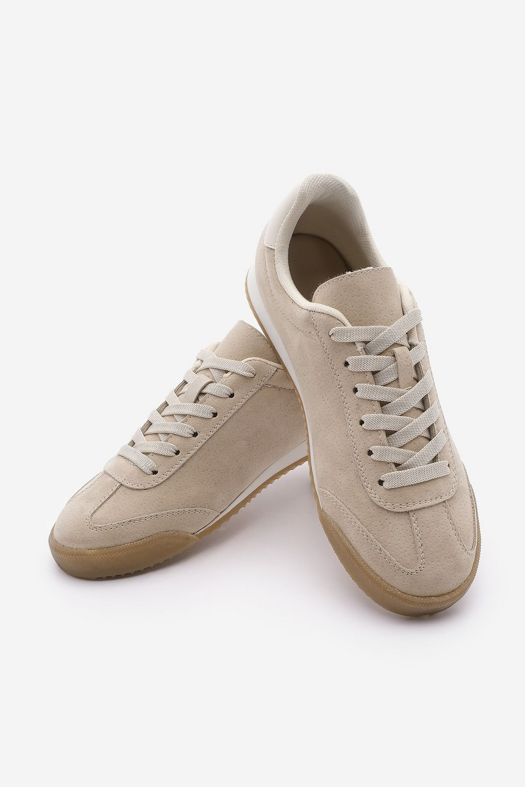 Marjin Women's Sneaker Suede Sneakers Cerile Beige Suede