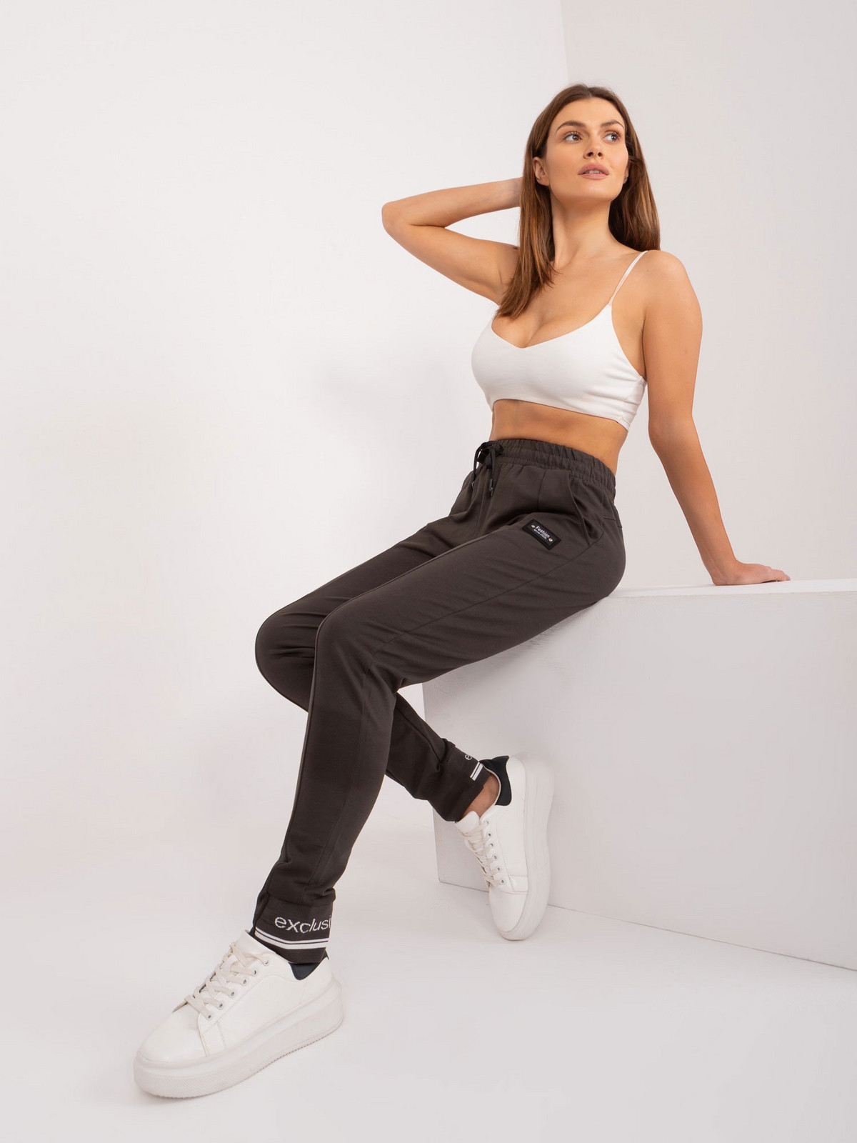 Sweatpants-RV-DR-8242.81-dark khaki