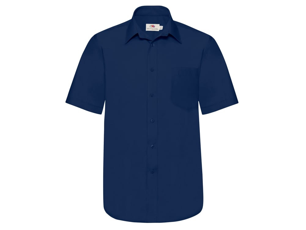 FRUIT OF THE LOOM F14•SHORT SLEEVE POPLIN SHIRT