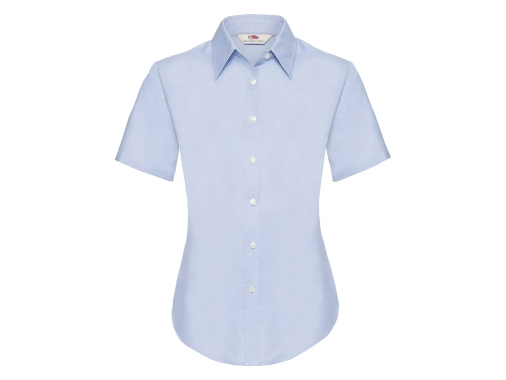 FRUIT OF THE LOOM F16•LADIES SHORT SLEEVE OXFORD SHIRT