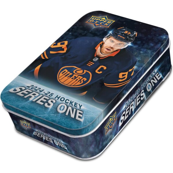 Hokejové karty 2024-25 Upper Deck Series 1 Hockey TIN Box