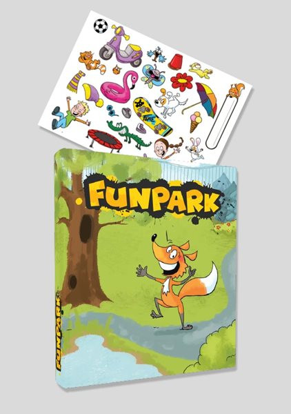 Funpark 1 – šanon pro žákovské portfolio + samolepky