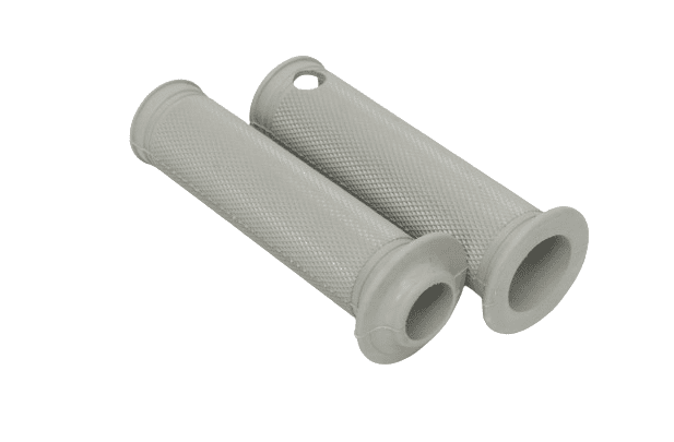 MOTOMAX, s.r.o. Návleky rukojetí L+P JAWA, ČZ - sada 2ks šedé rovné  *M